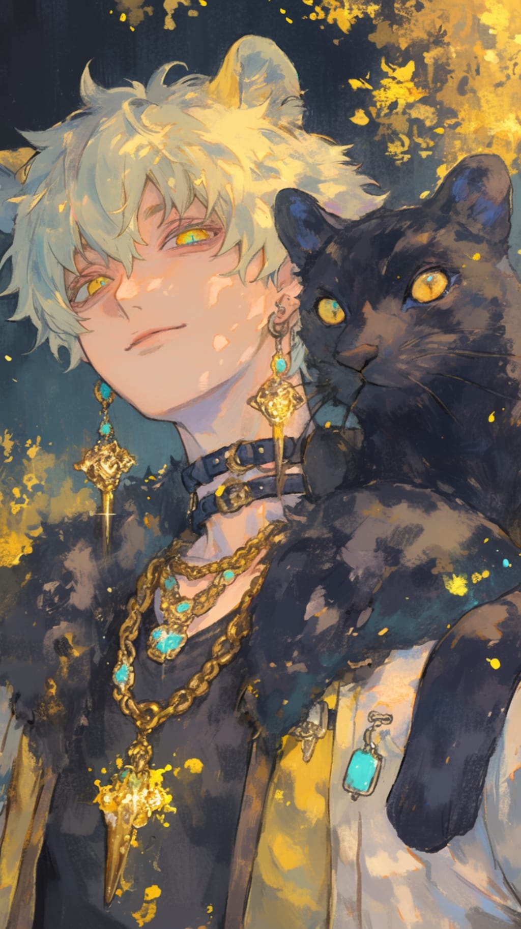 闇に溶け込む相棒