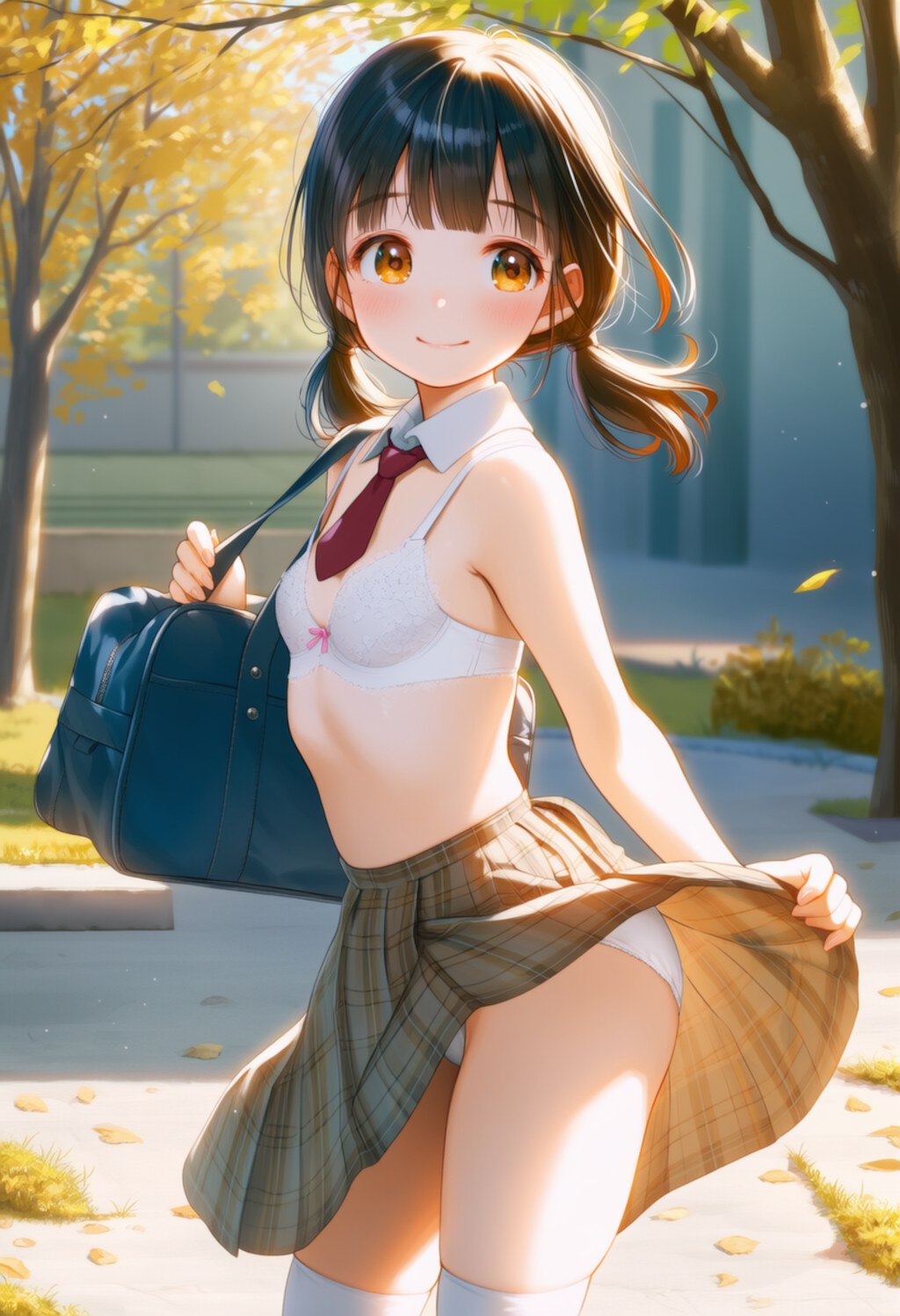 通学路の陽だまり