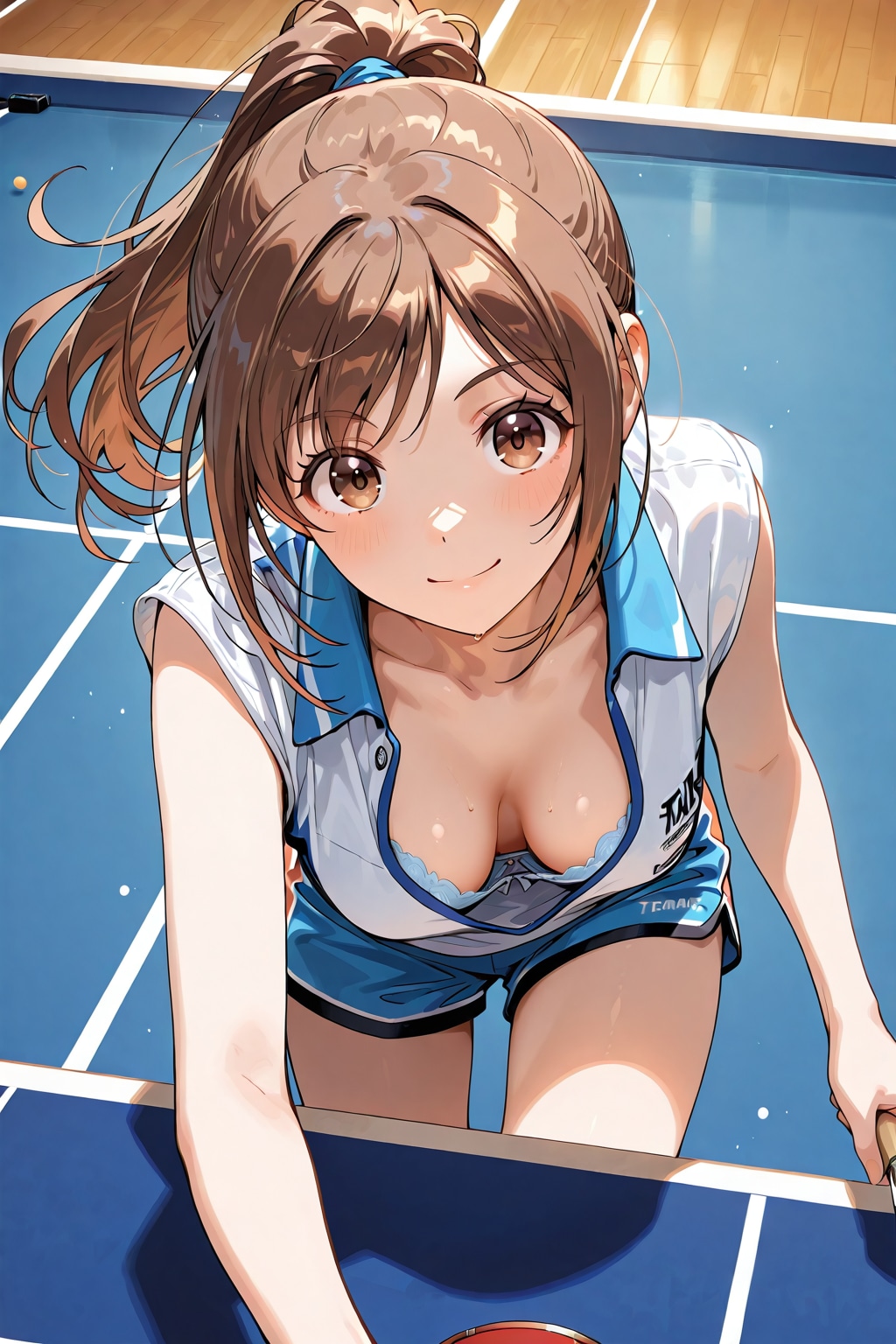 胸チラ022