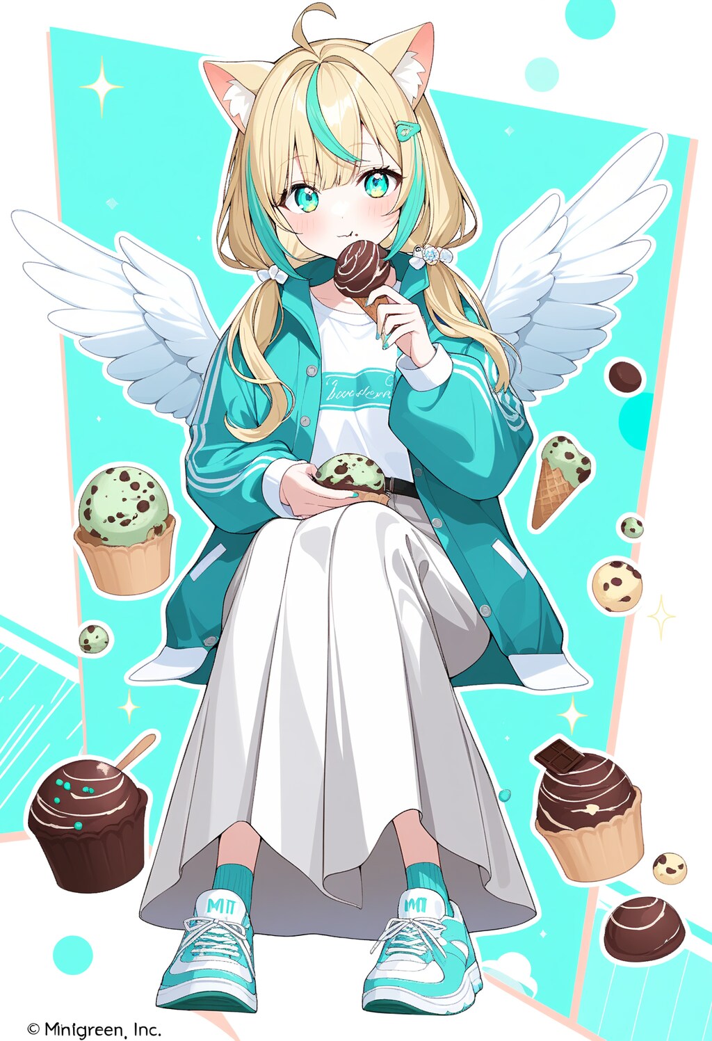 小説『リジェンドさん/チョコミント好き』【ニャンノ世界】