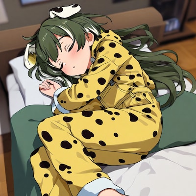 ダルイさんは睡眠中