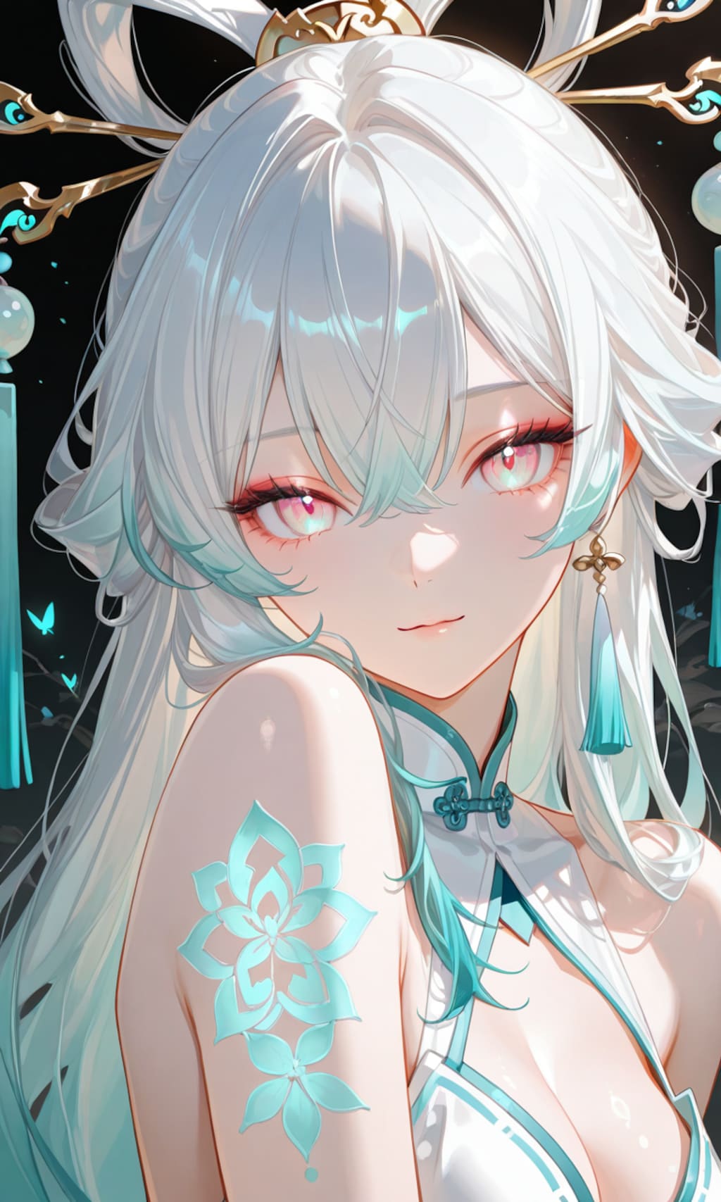 見つめる４