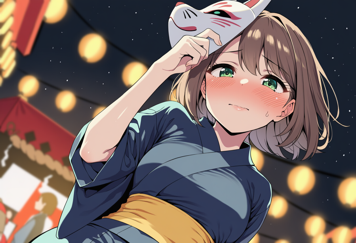 お面 | の人気AIイラスト・グラビア