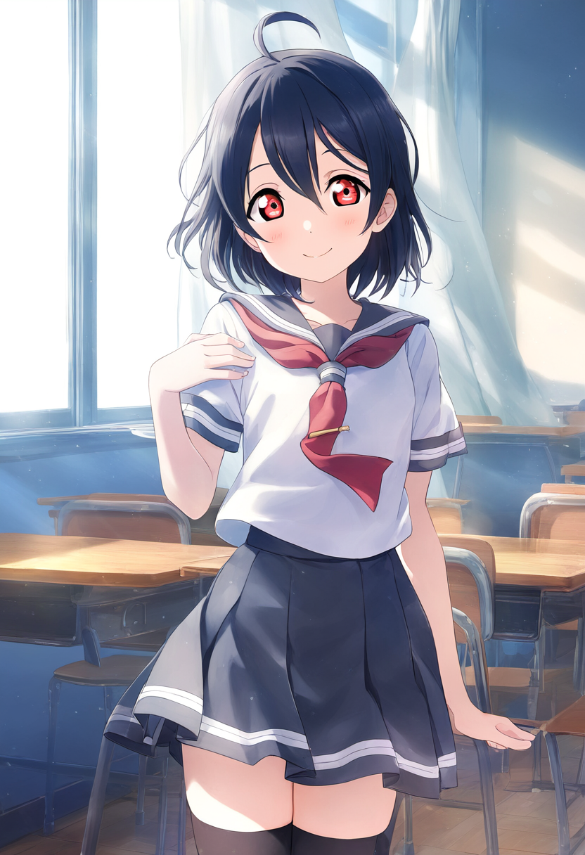 どこかの学校の制服風 | の人気AIイラスト・グラビア