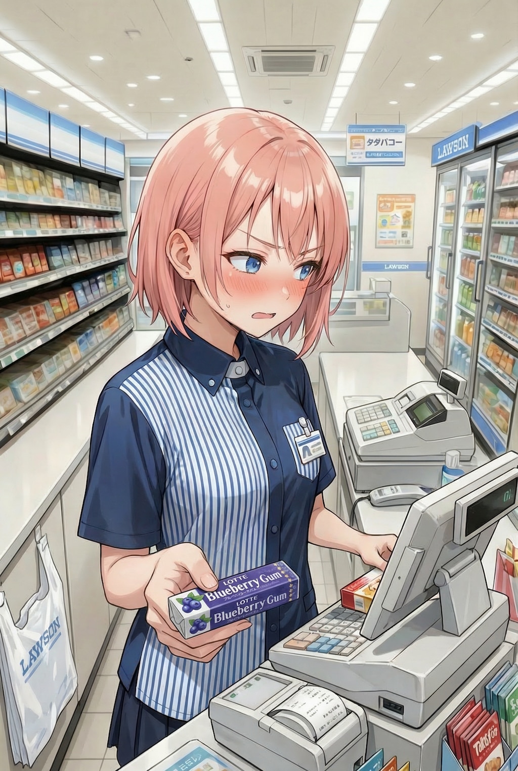 ロッテのブルーベリーガム