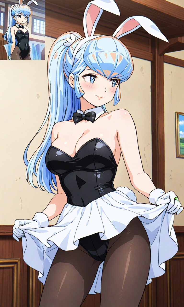 バニーガールとスカート