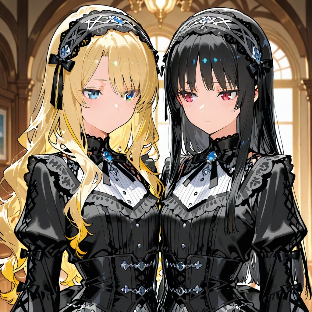 ゴシック衣装で併せをしてみた