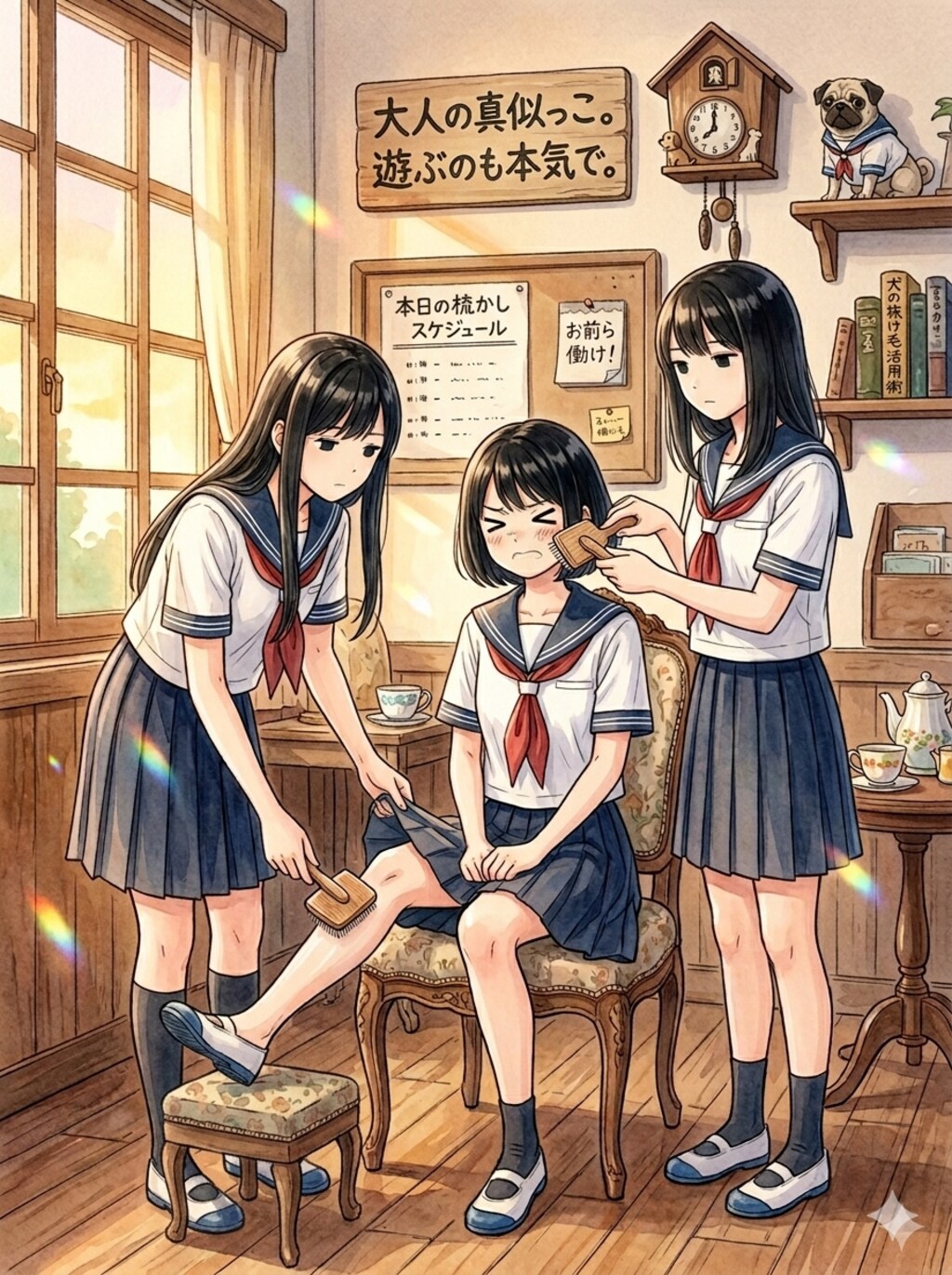毛づくろい
