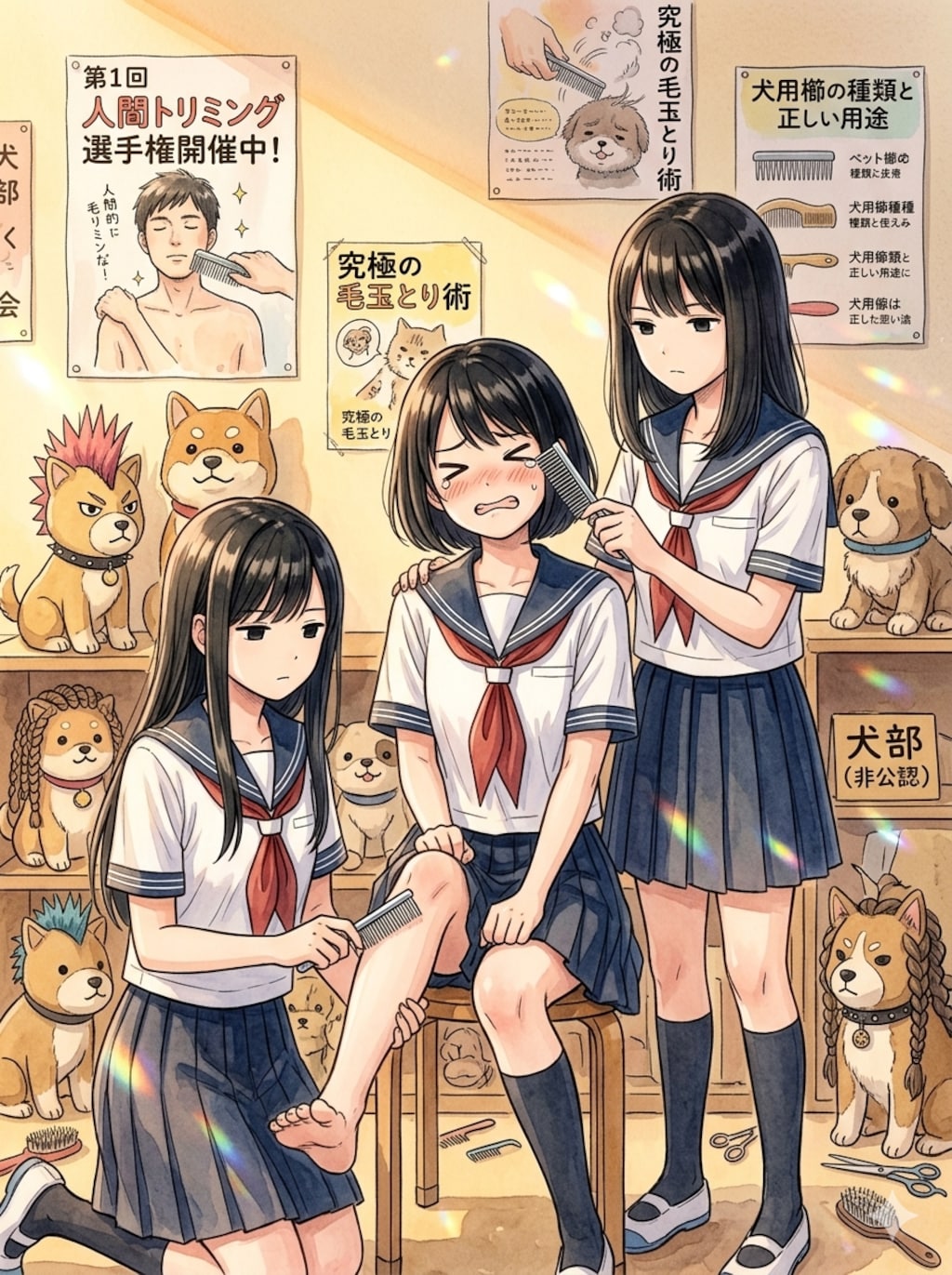 毛づくろい