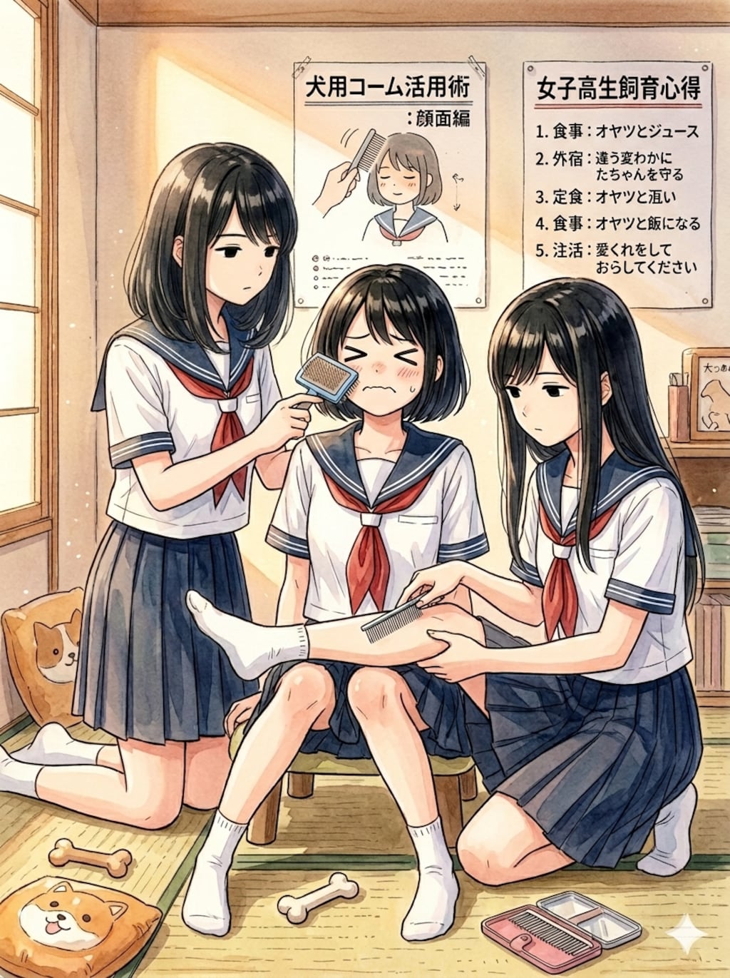 毛づくろい