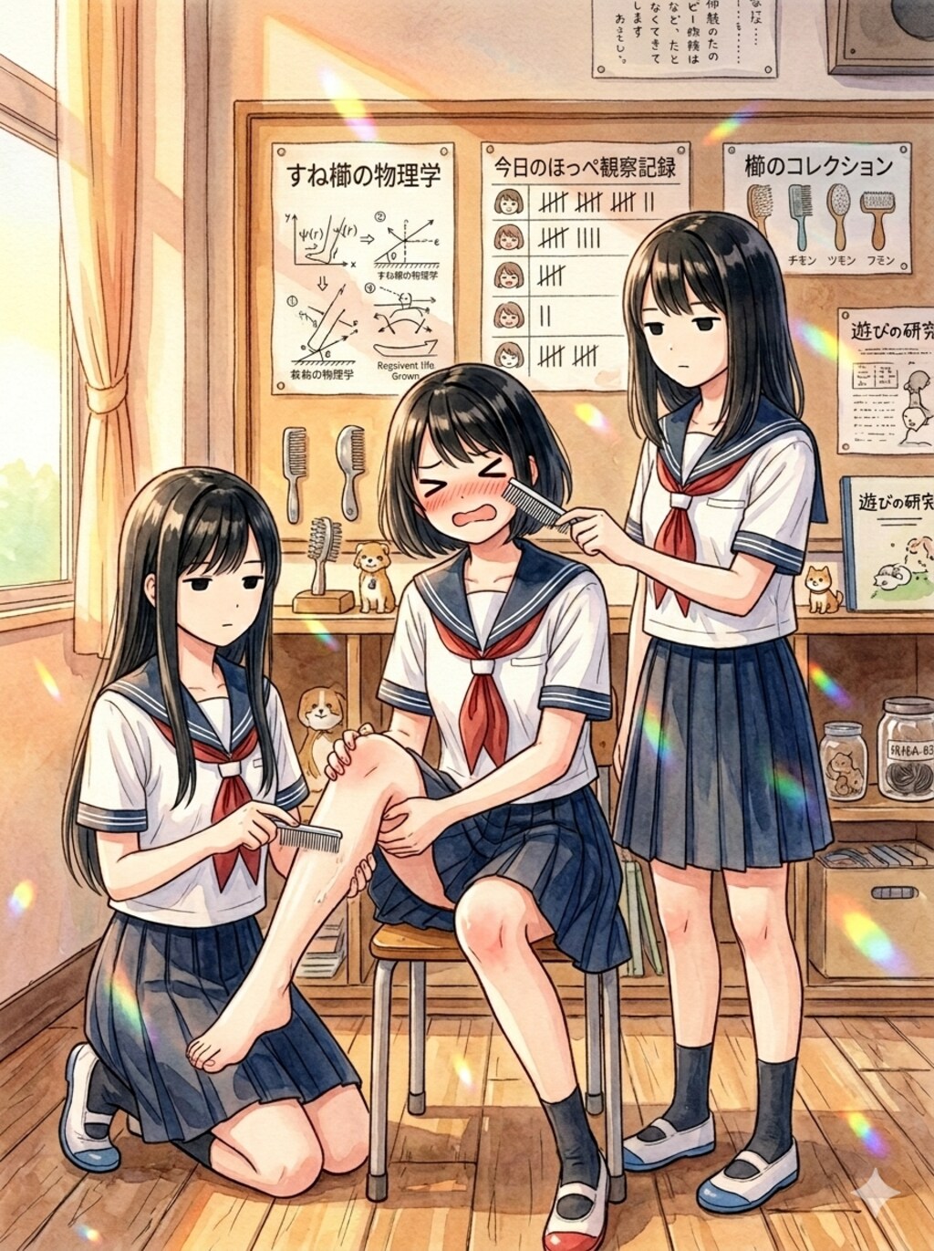 毛づくろい