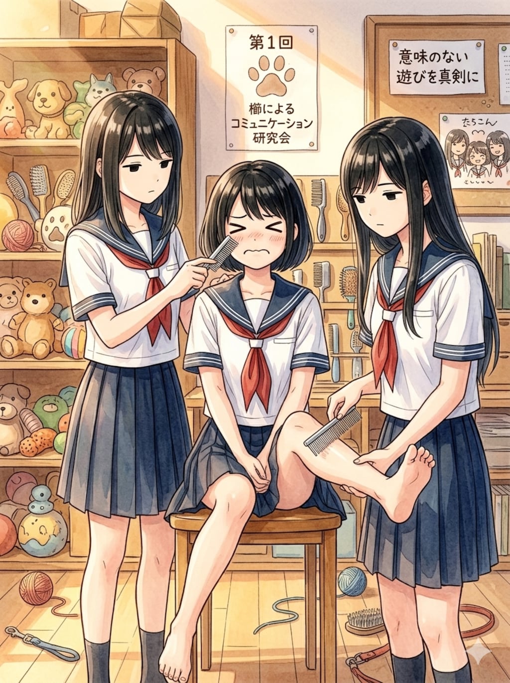 毛づくろい