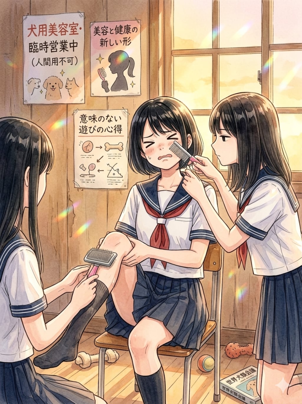 毛づくろい