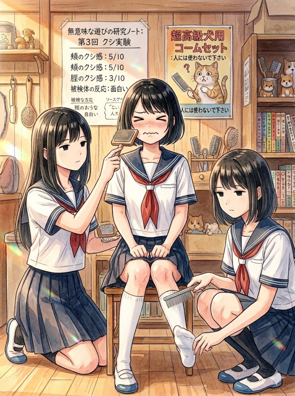 毛づくろい