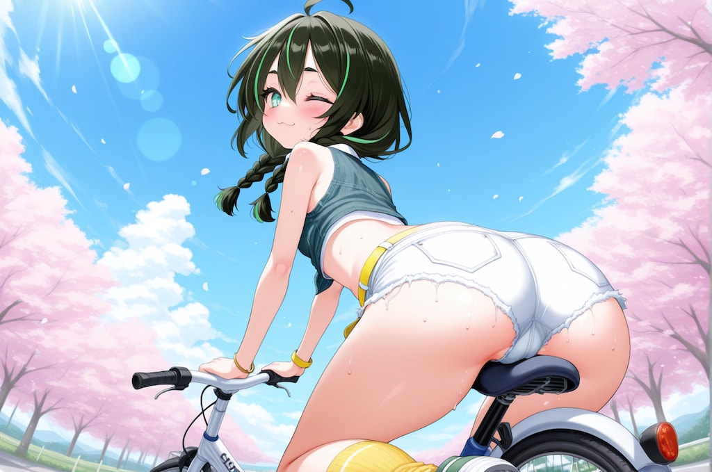 翡翠ちゃんホットサイクリング