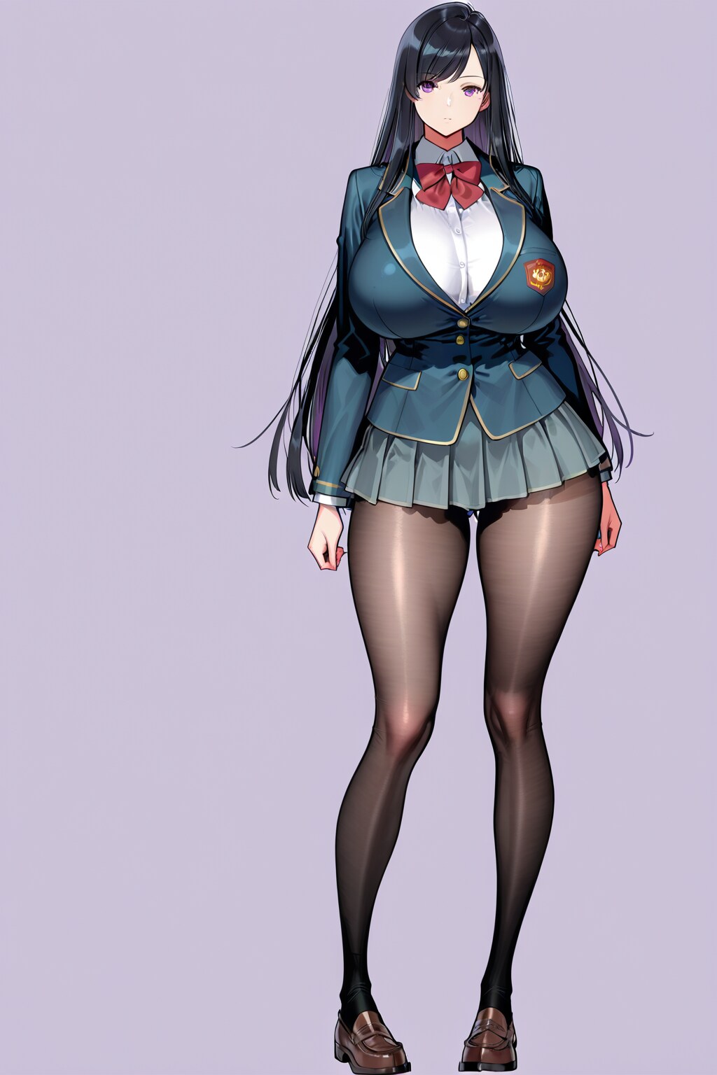 黒髪ロングの女子高生
