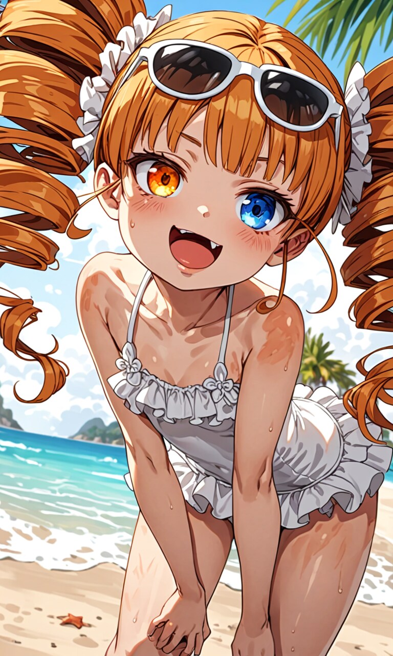 アタシのおかげで泳ぎに来られたんだから、感謝なさい