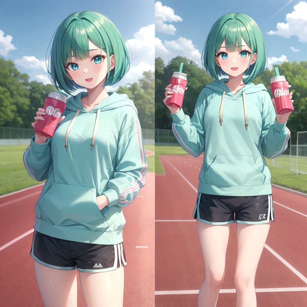 スポーティ・チョコミントスタイル(失敗)