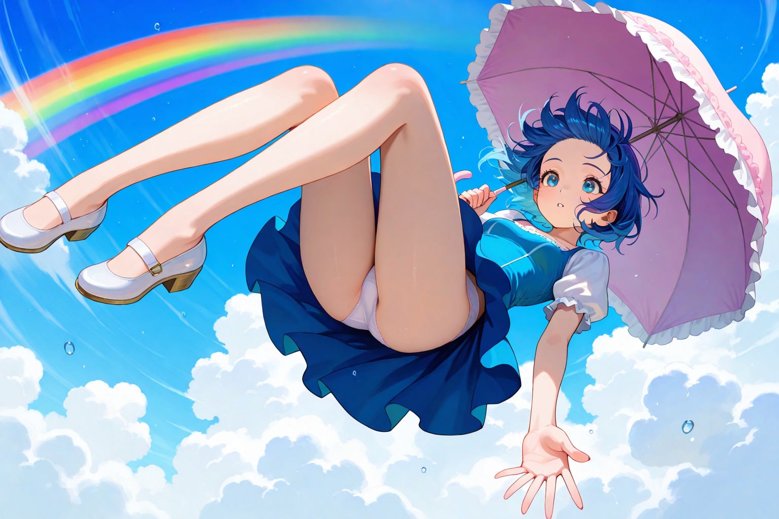 空から降りる