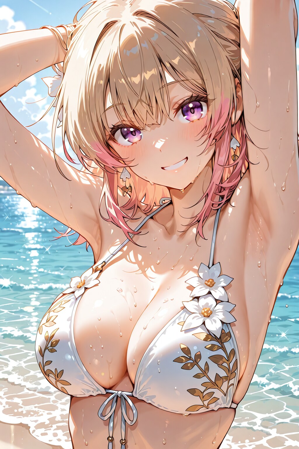 春の水着と腋💓