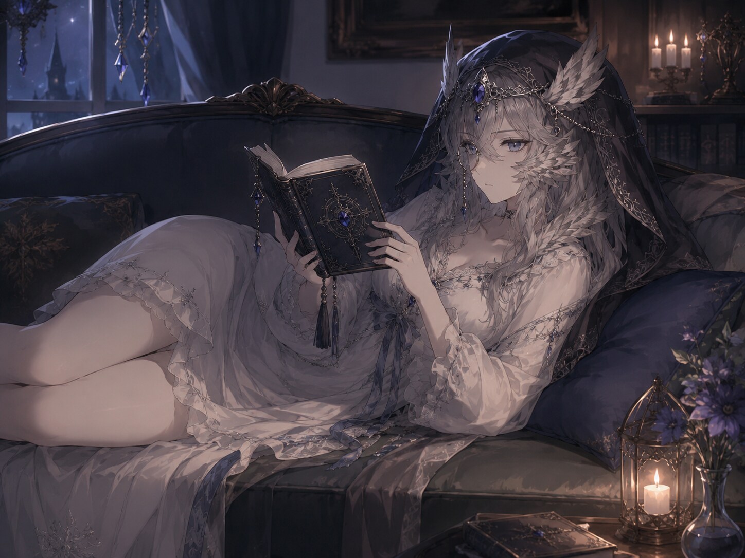 「君はまだ寝ないのかい？」 | の人気AIイラスト・グラビア