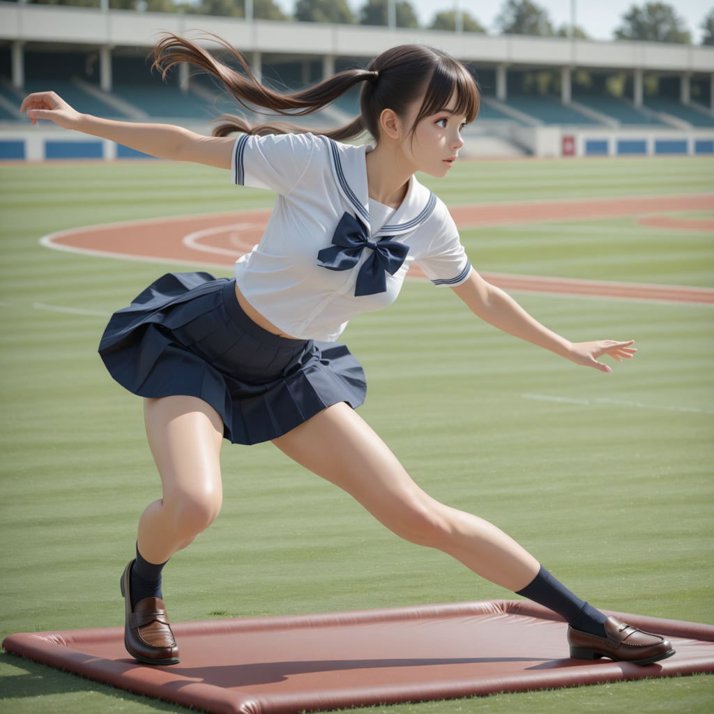 華麗な動きな陽子