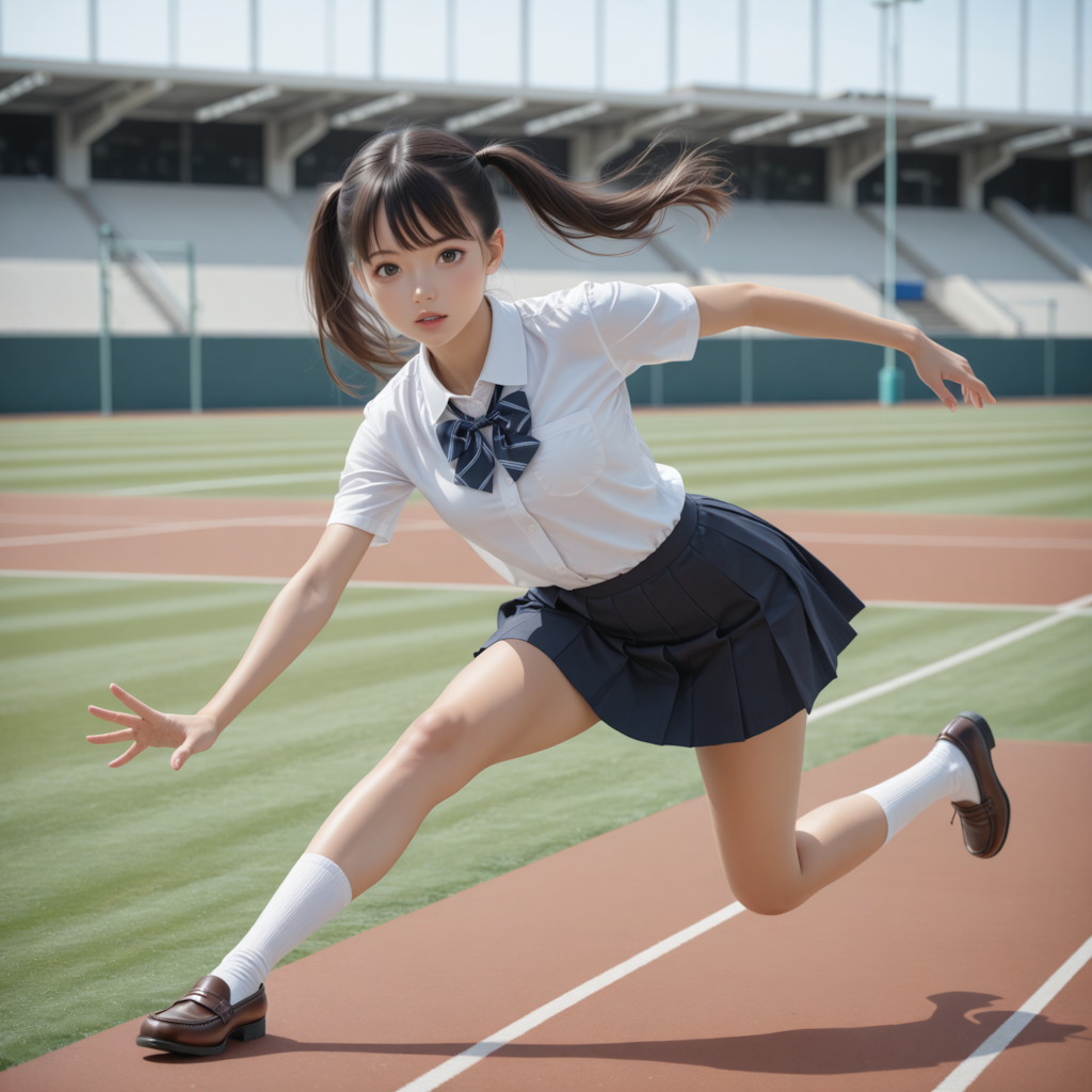 華麗な動きな陽子