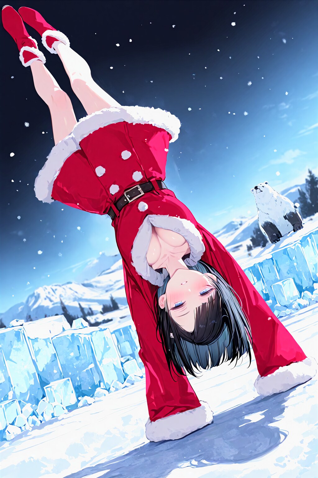 クリスマスに向けて修行中