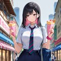 ヒップホップ黒服ギャル 5枚目