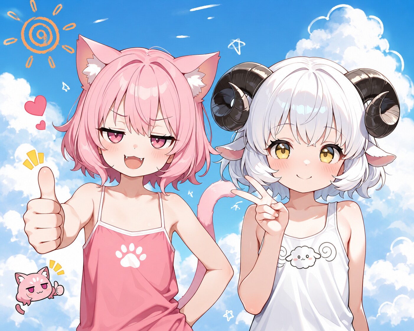 キャミソールとタンクトップ♡