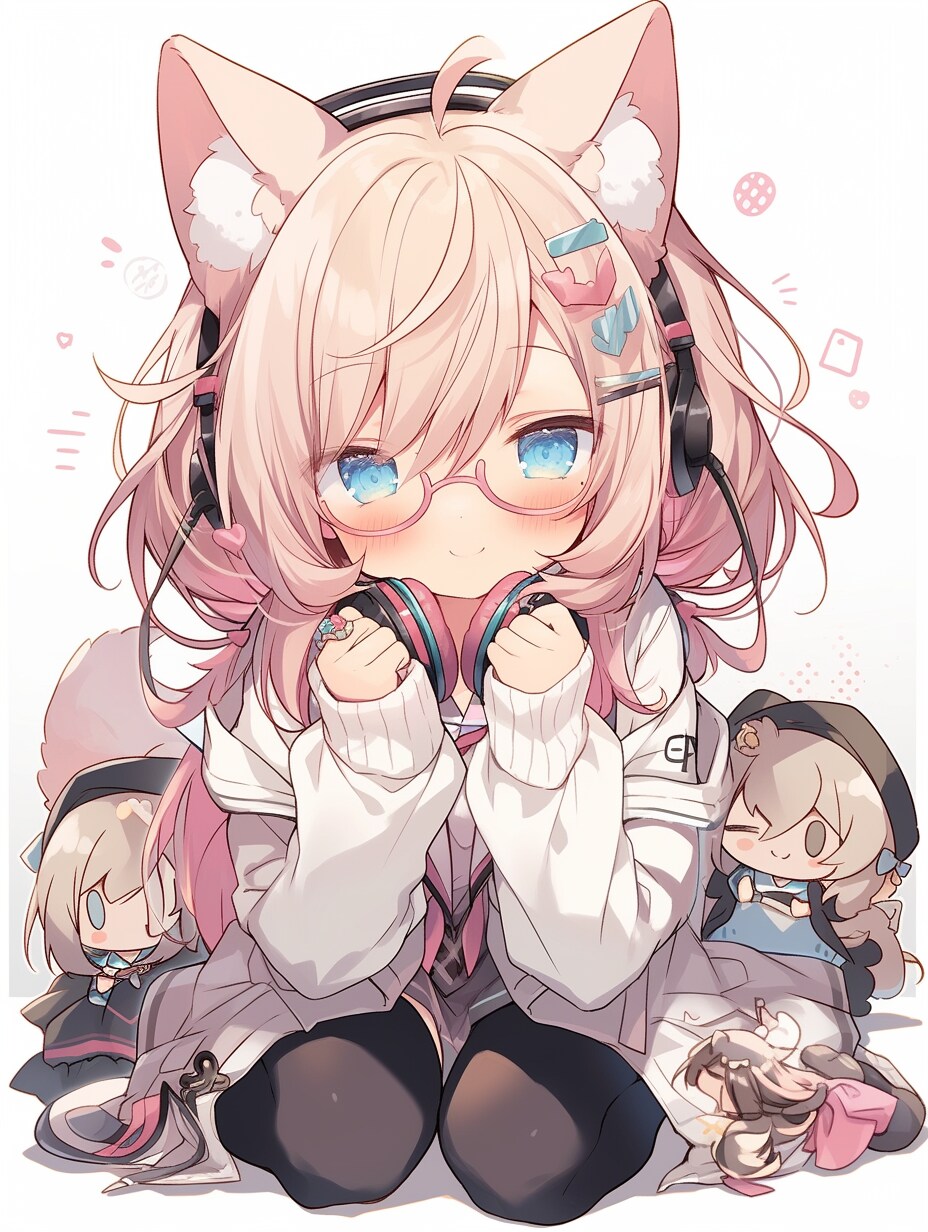 かわいい.猫.chibi
