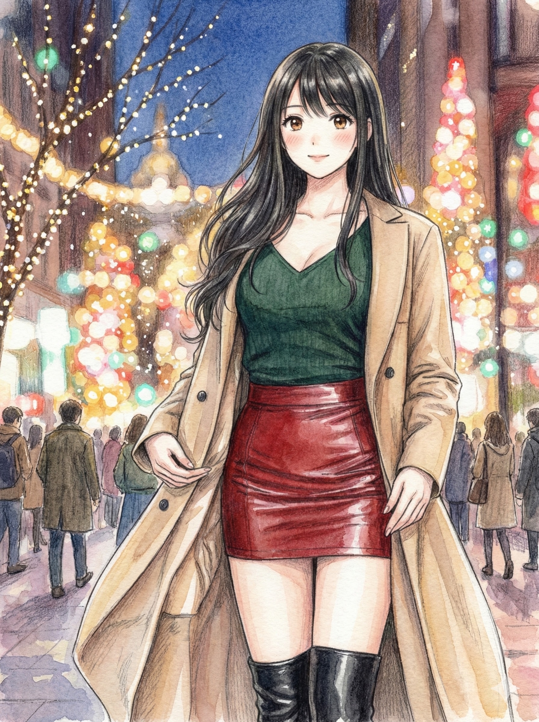 イルミネーションの季節 | の人気AIイラスト・グラビア