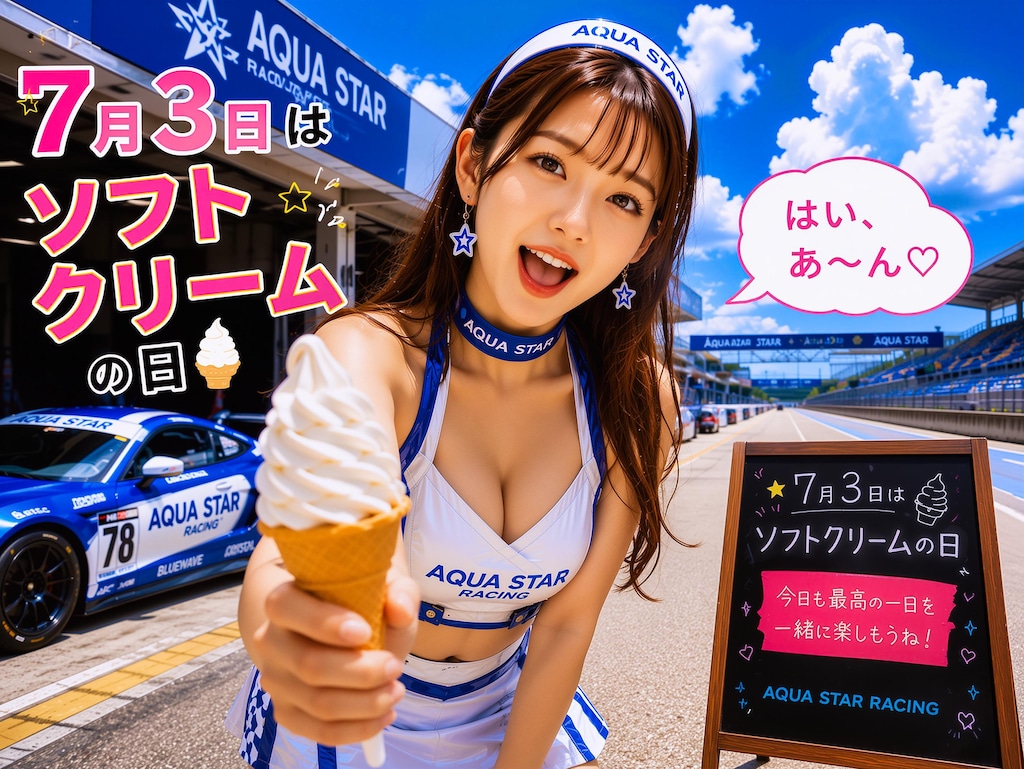 今日の１枚(7月3日)ソフトクリームの日