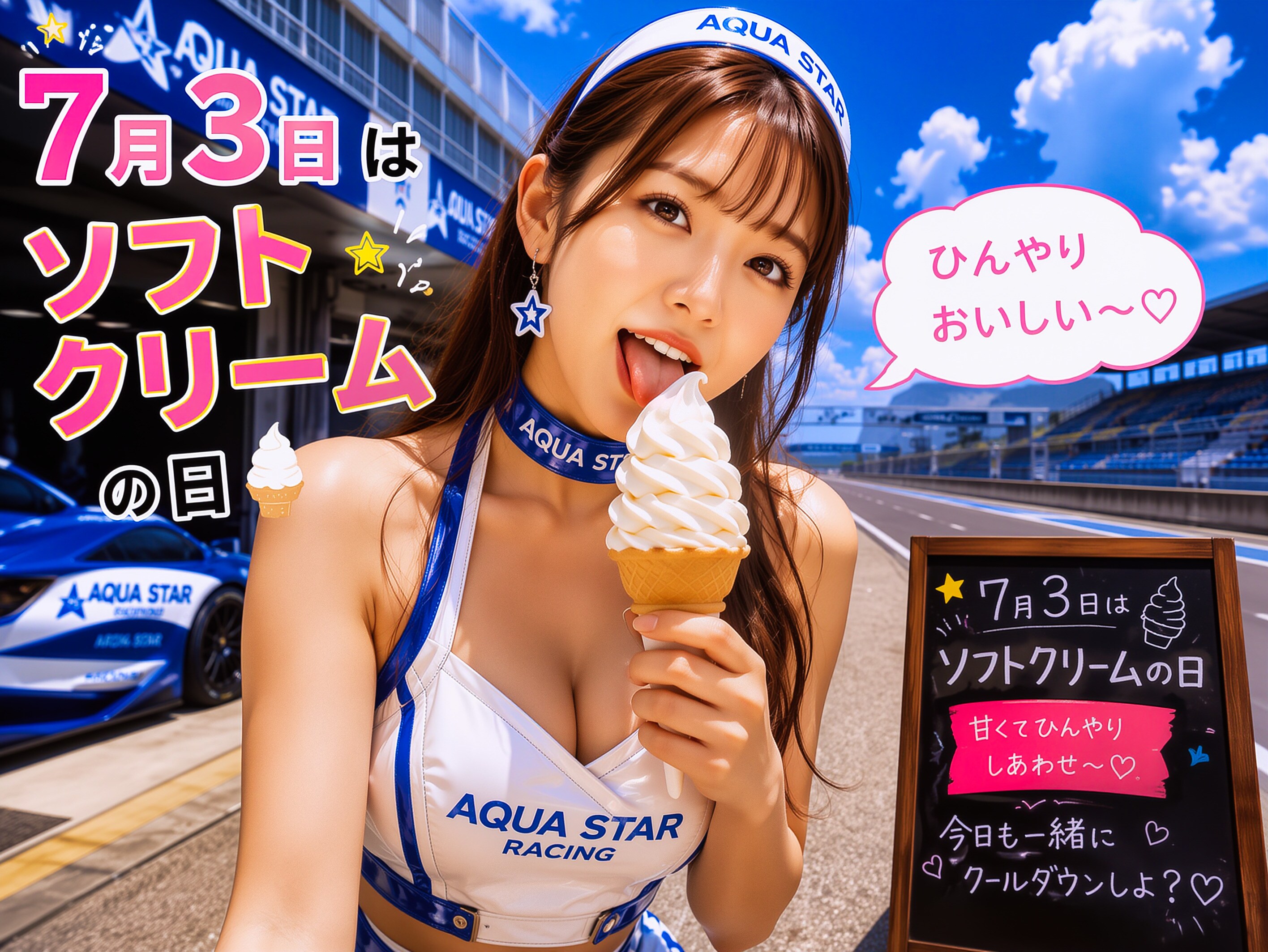 今日の１枚(7月3日)ソフトクリームの日