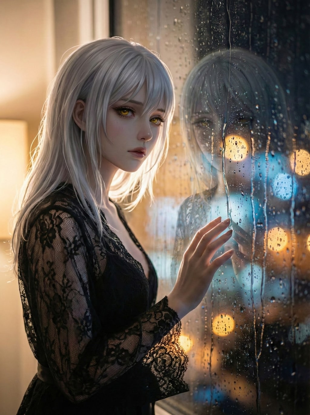 『 雨夜のペニョワール 』 - The Rainy Peignoir