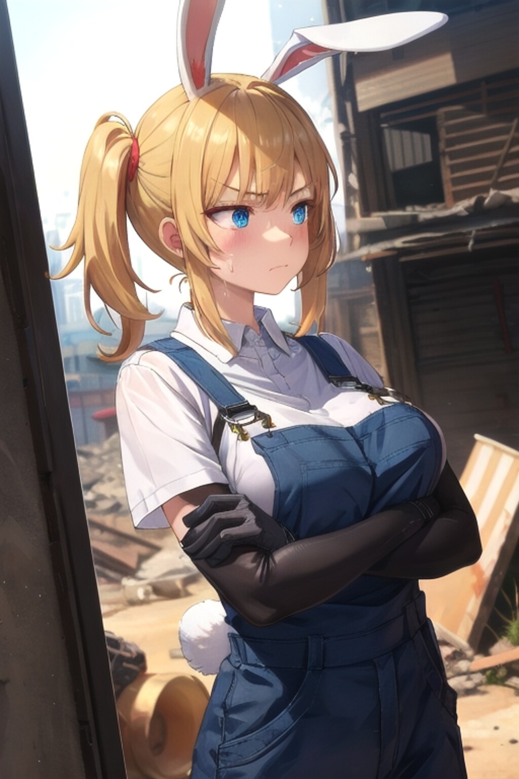 整備士だって可愛いものを付けたくなる時がある