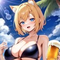 某社のビールポスター風 3枚目