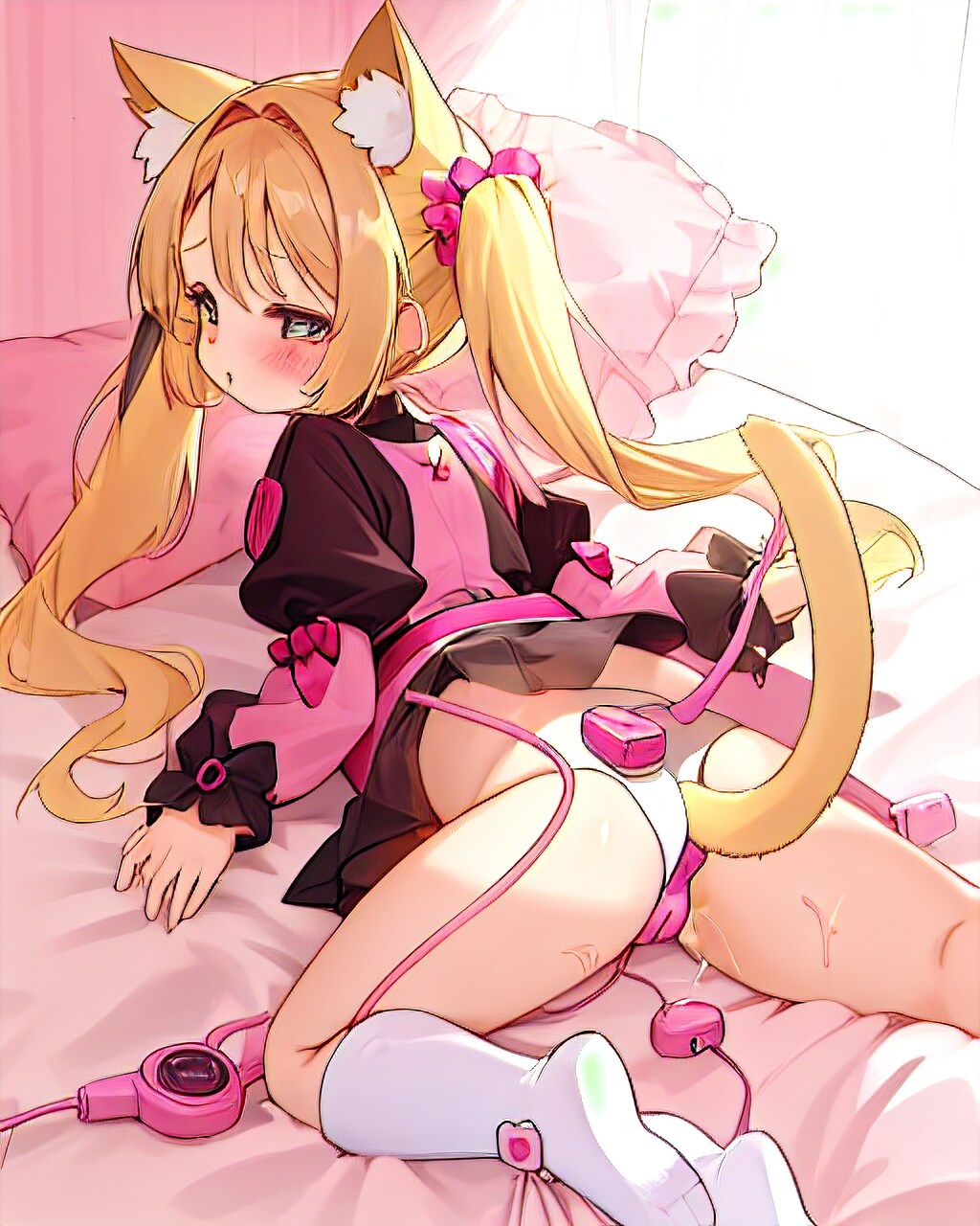 猫耳ツインテールとシッポの女の子 05