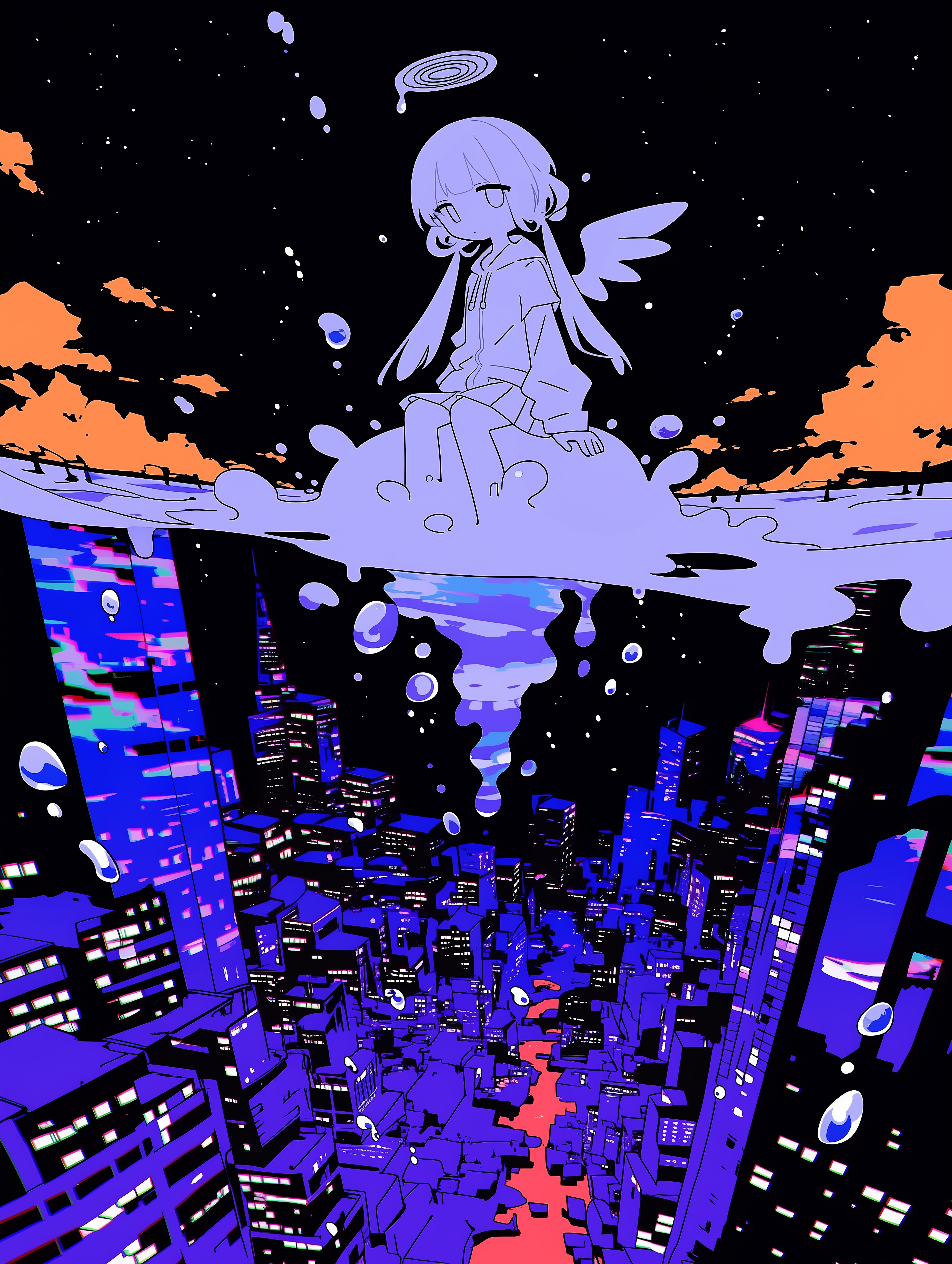 カラフル・コンクリート #25 | の人気AIイラスト・グラビア