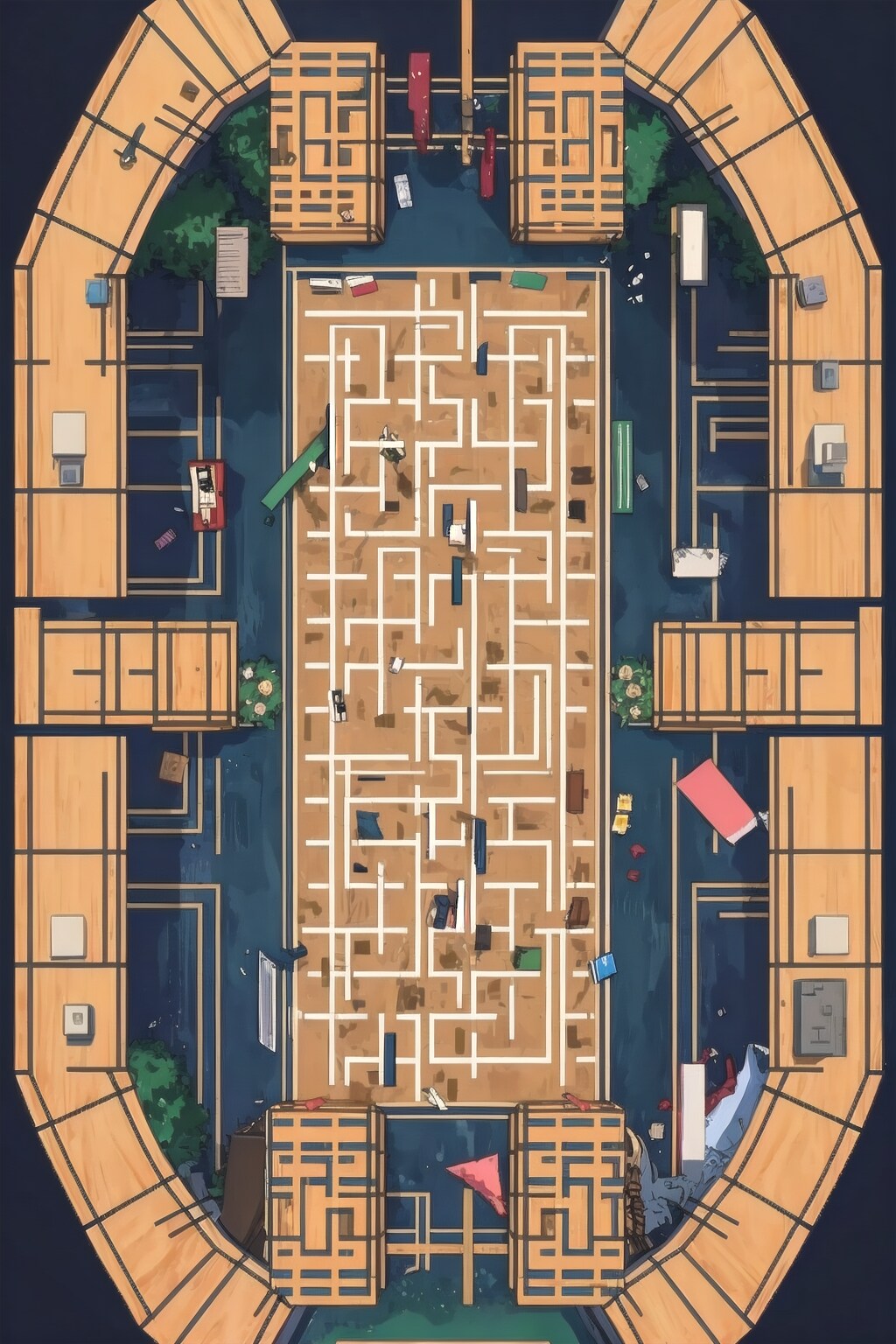 死の迷路 | の人気AIイラスト・グラビア