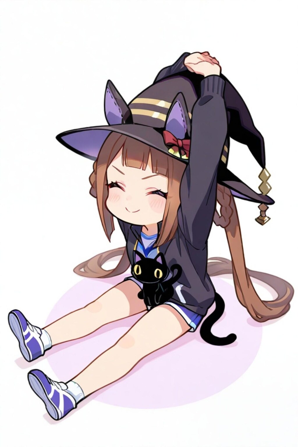 スイープトウショウと黒猫