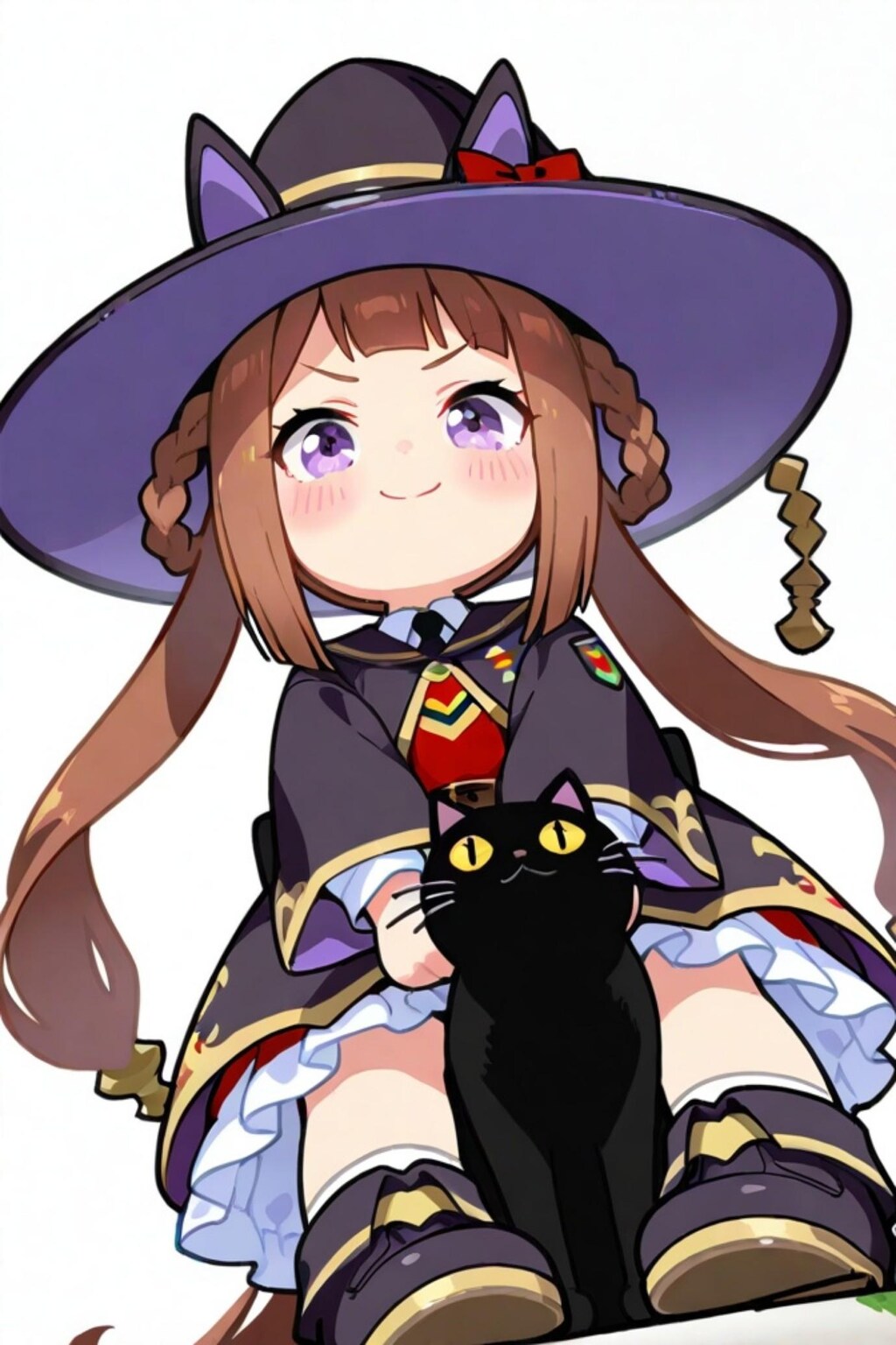 スイープトウショウと黒猫