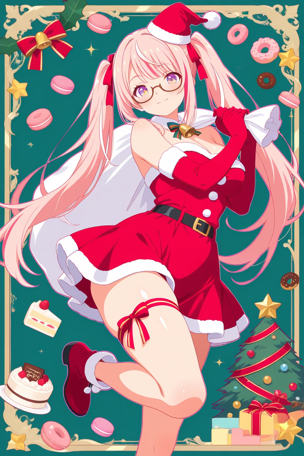 Santa Glow | の人気AIイラスト・グラビア