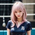 2024/09/28JKバレーボール　理桜りお 8枚目