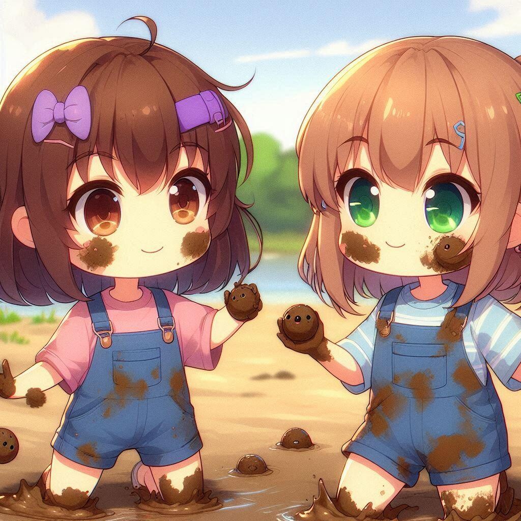 干潟で遊んだよ！