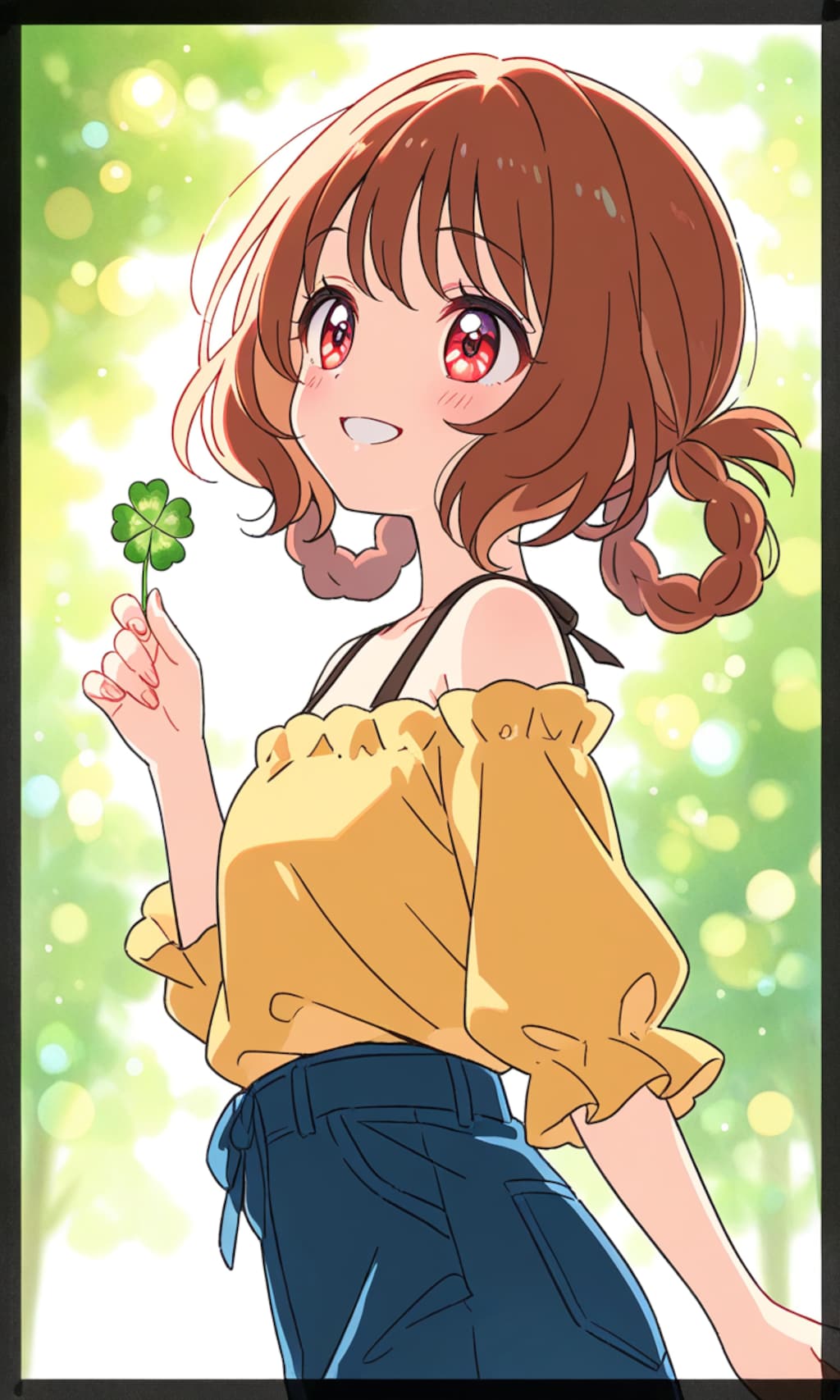 四つ葉みっけ❗️華満らん。