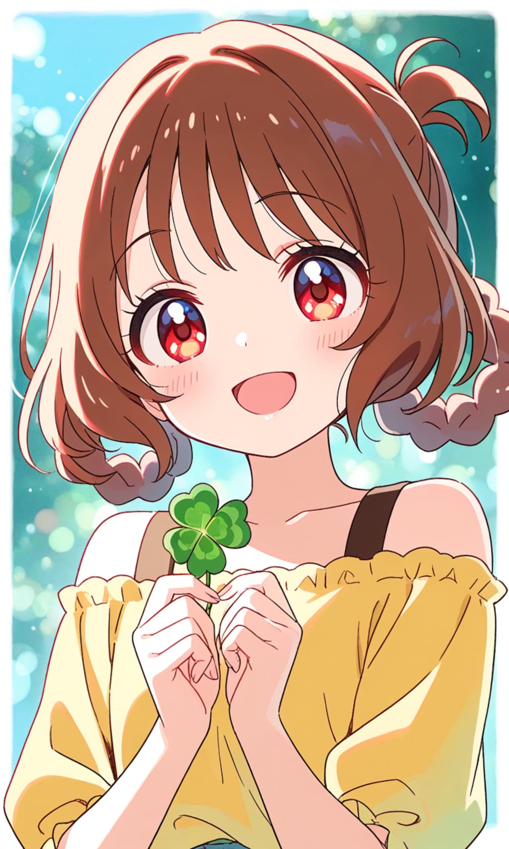 四つ葉みっけ❗️華満らん。