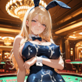 カジノ＄スク水バニー💦ギャル❤ 11枚目