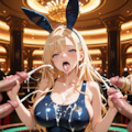カジノ＄スク水バニー💦ギャル❤ 8枚目