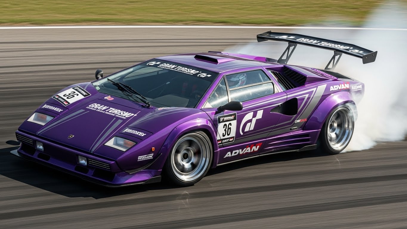 グランツーリスモカウンタックのドリ車 | の人気AIイラスト・グラビア
